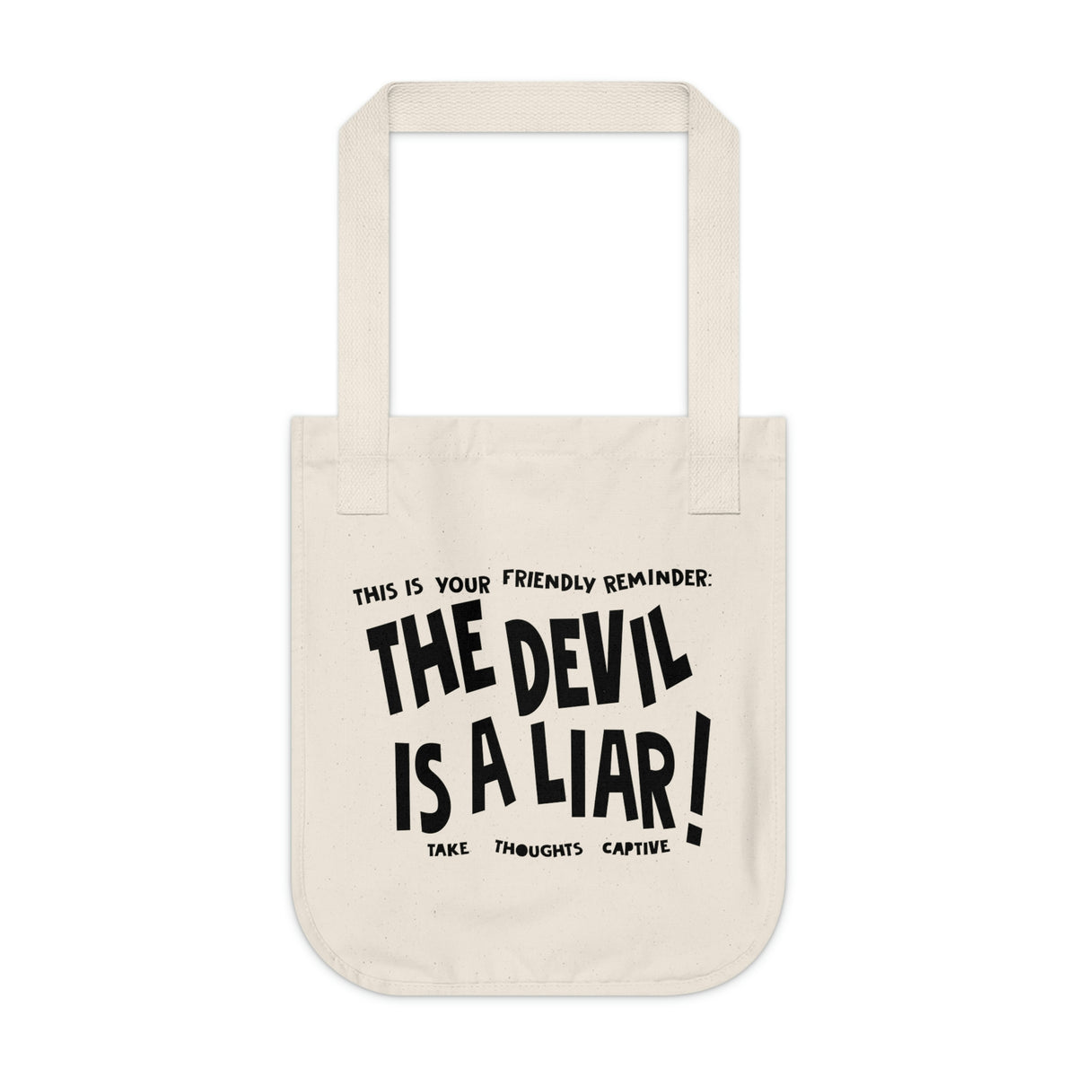 Devil Is a Liar! Tote Bag