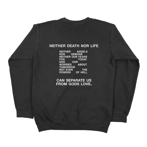 Neither Life Nor Death Crewneck - Black