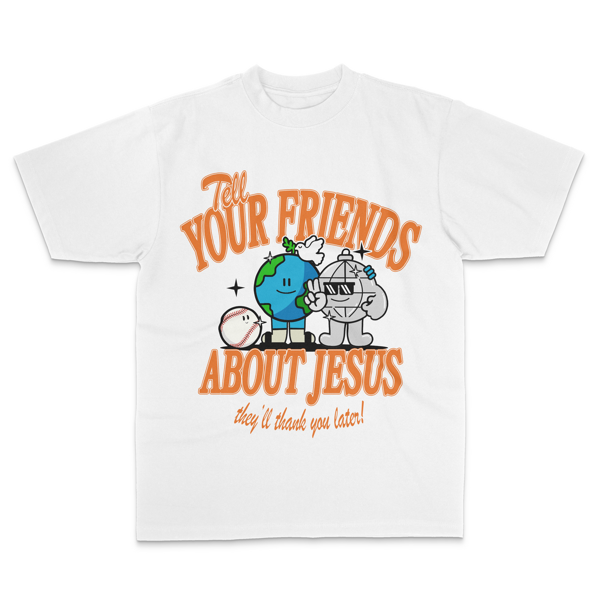 Tell Your Friends About Jesus - Vintage Khaki